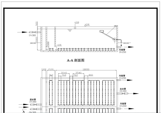 D0731-4000m3d啤酒废水处理工艺设计+CAD+说明书缩略图