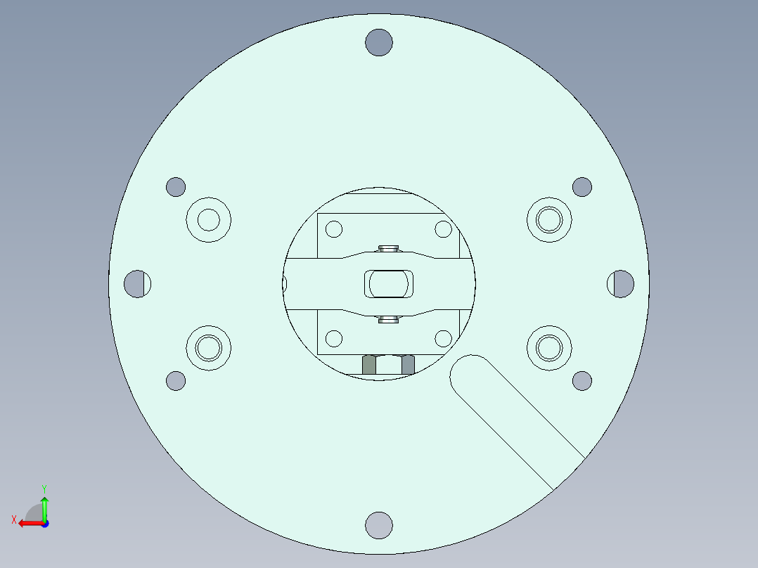 VT306-笔记本CNC工装夹具三维模型CNC3后视图