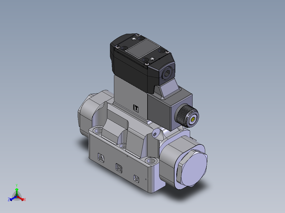 Continental Hydraulics-VSD07M_1_5液压元件正等轴测图
