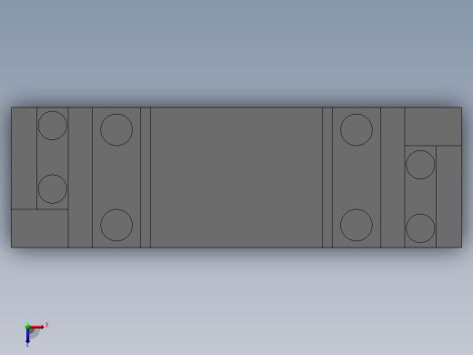 B继电器底座俯视缩略图