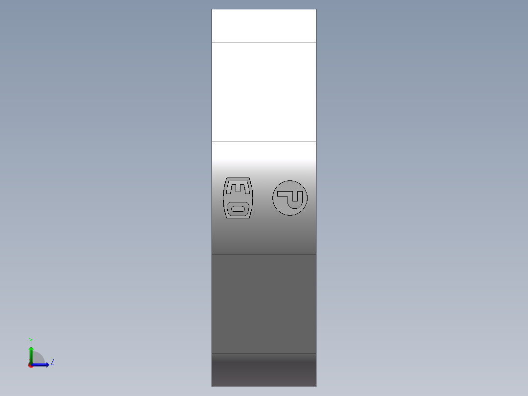 法兰接头、FS-48左视图