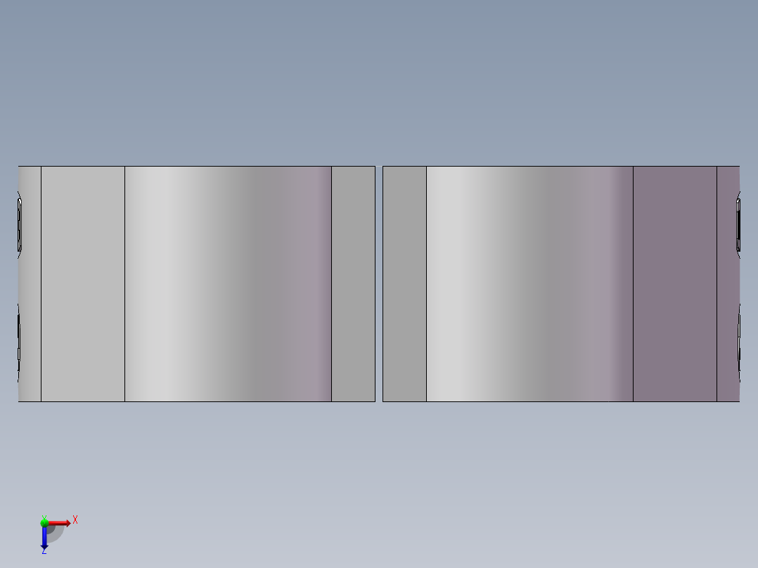 法兰接头、FS-48俯视图