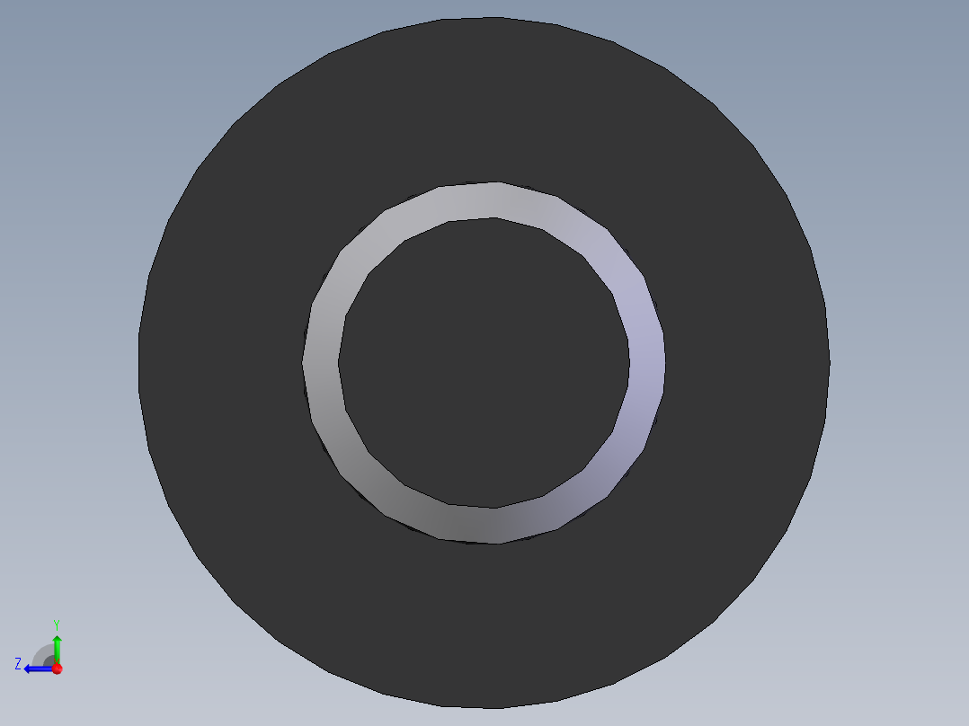 内六角平圆头螺钉  M5×1001右视图