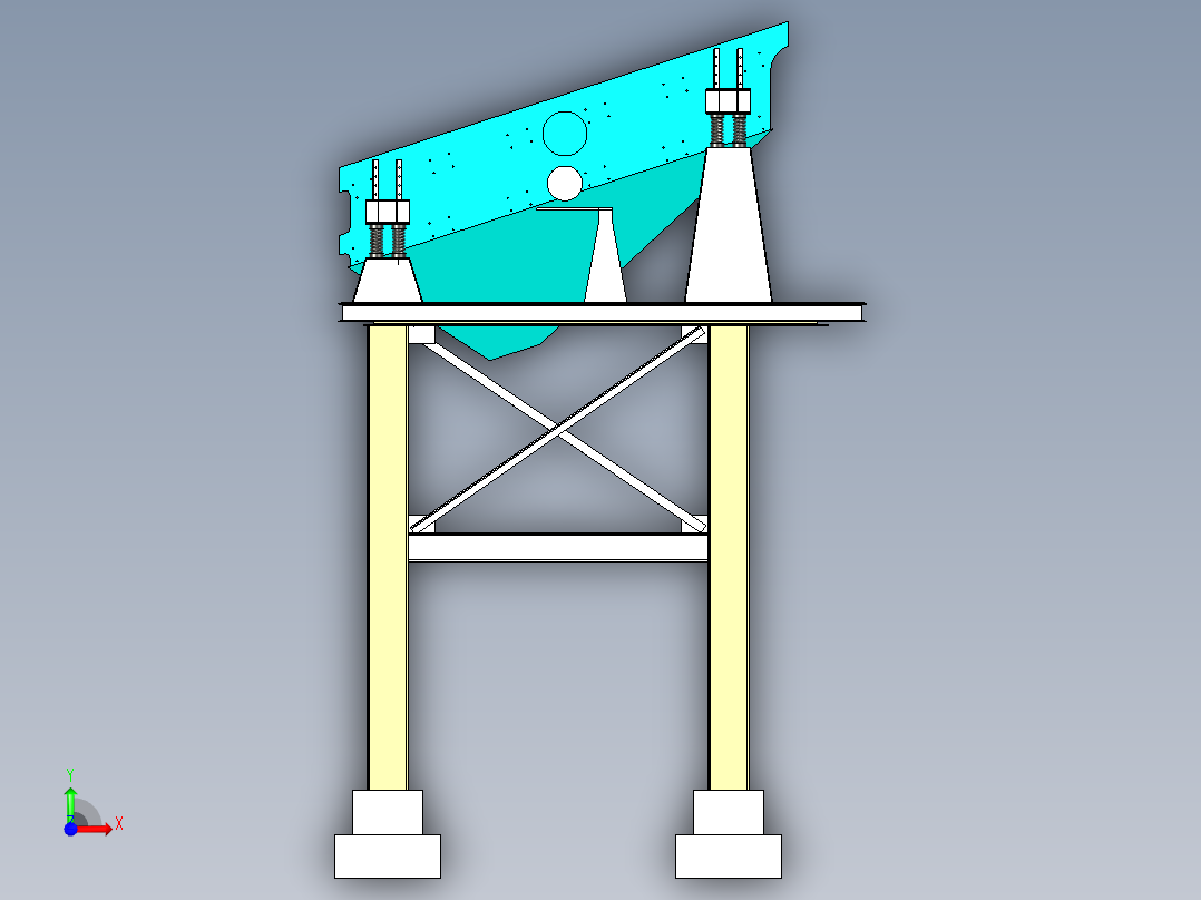 B3003855-振动筛前视图