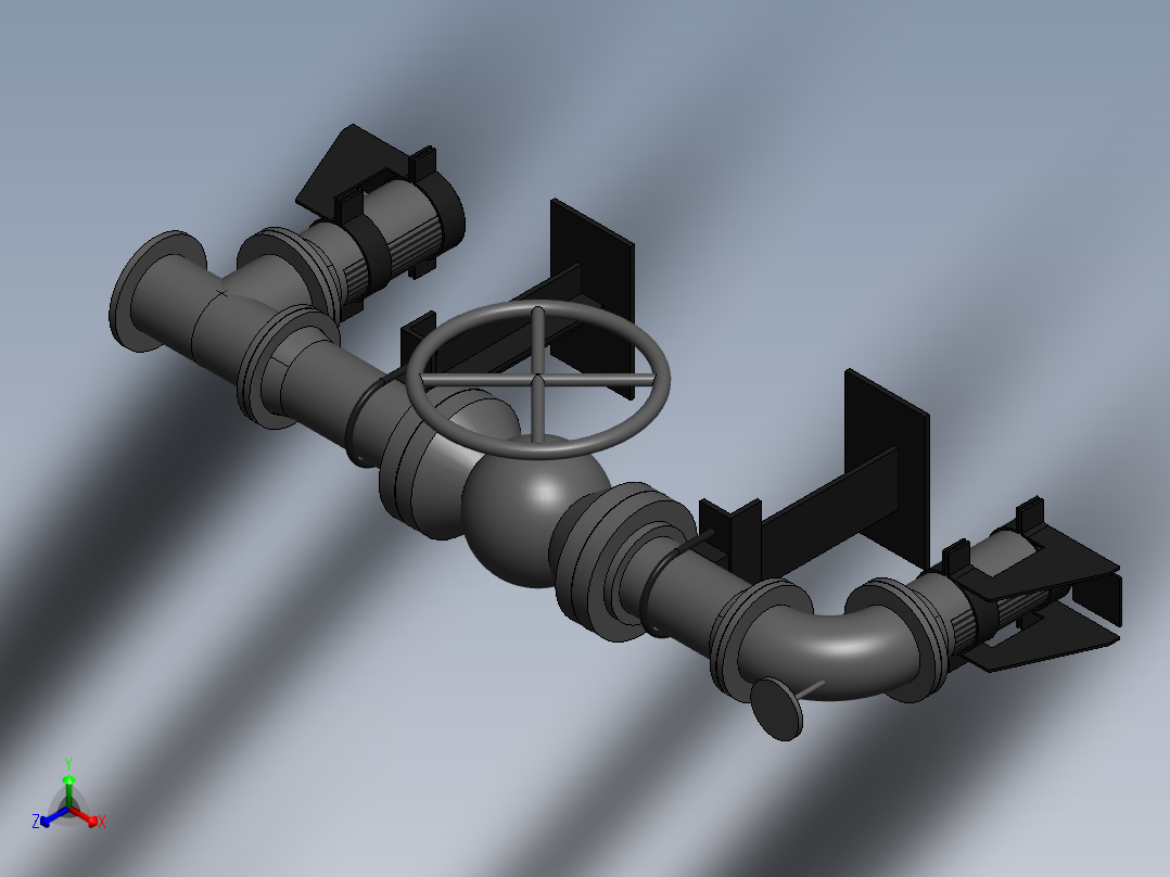 管道正等轴测图