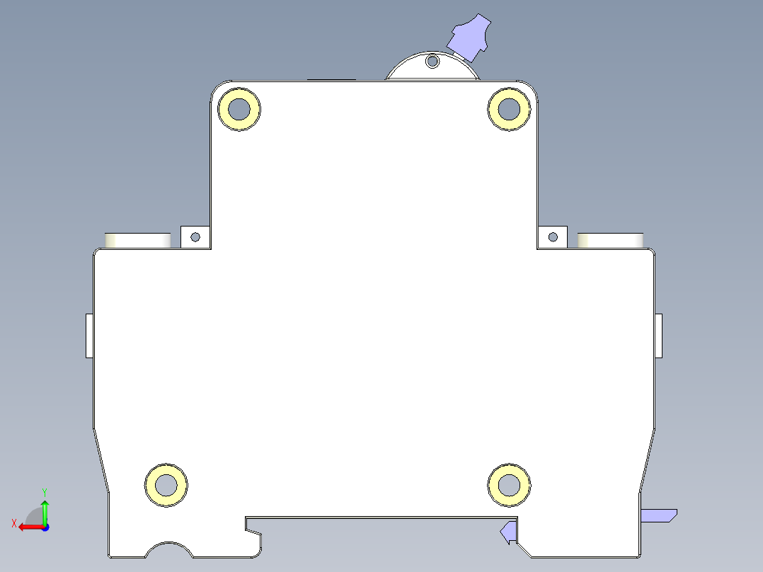 DZ47-60空气开关后视图