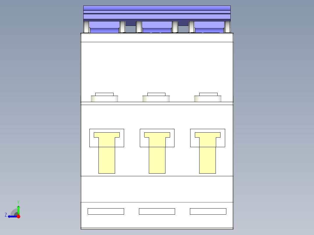 DZ47-60空气开关右视图
