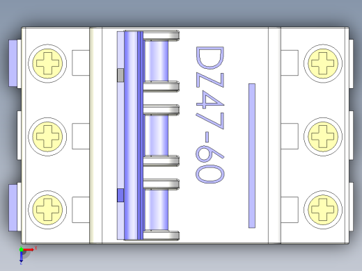 DZ47-60空气开关俯视缩略图