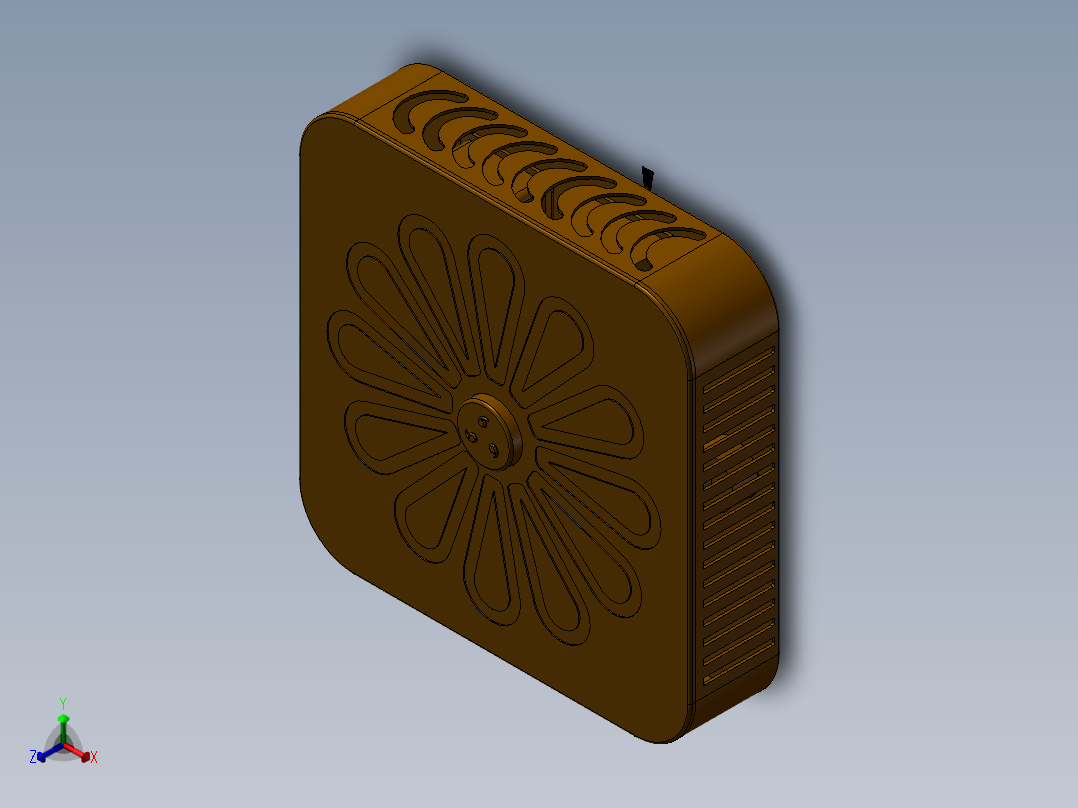 吸尘器(16)正等轴测图