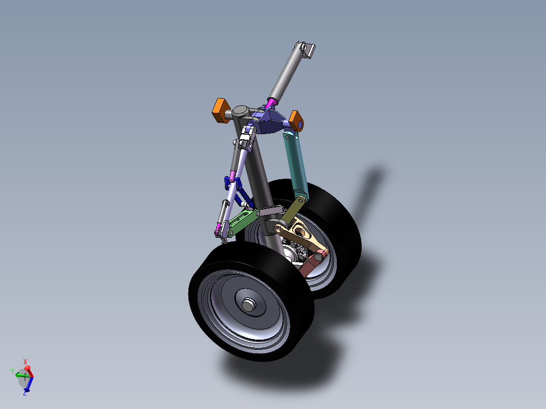 飞机起落架设计（sw20 +动画仿真）