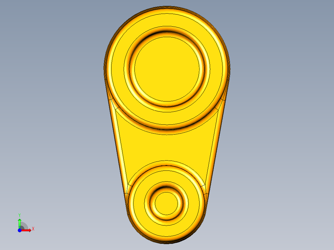 连杆锤锻模课程设计  高前视图