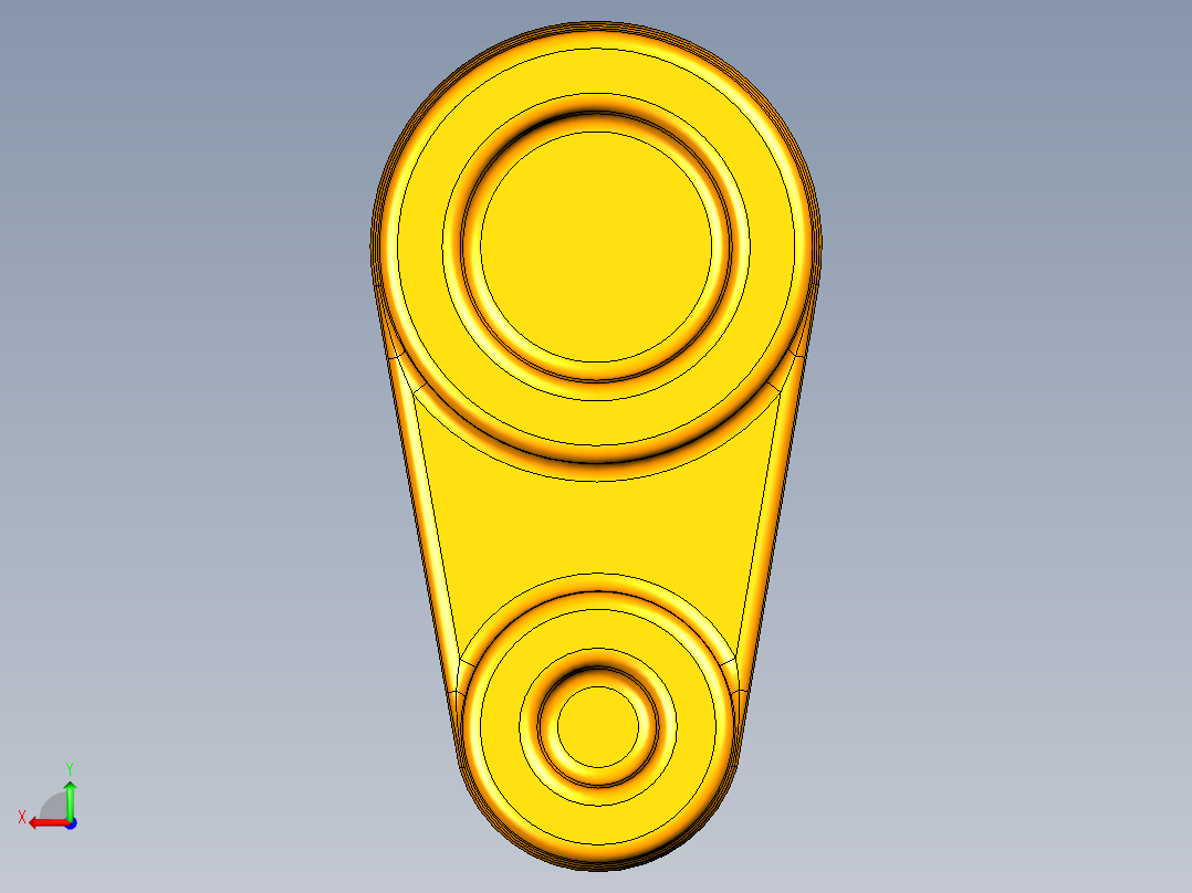 连杆锤锻模课程设计  高后视图