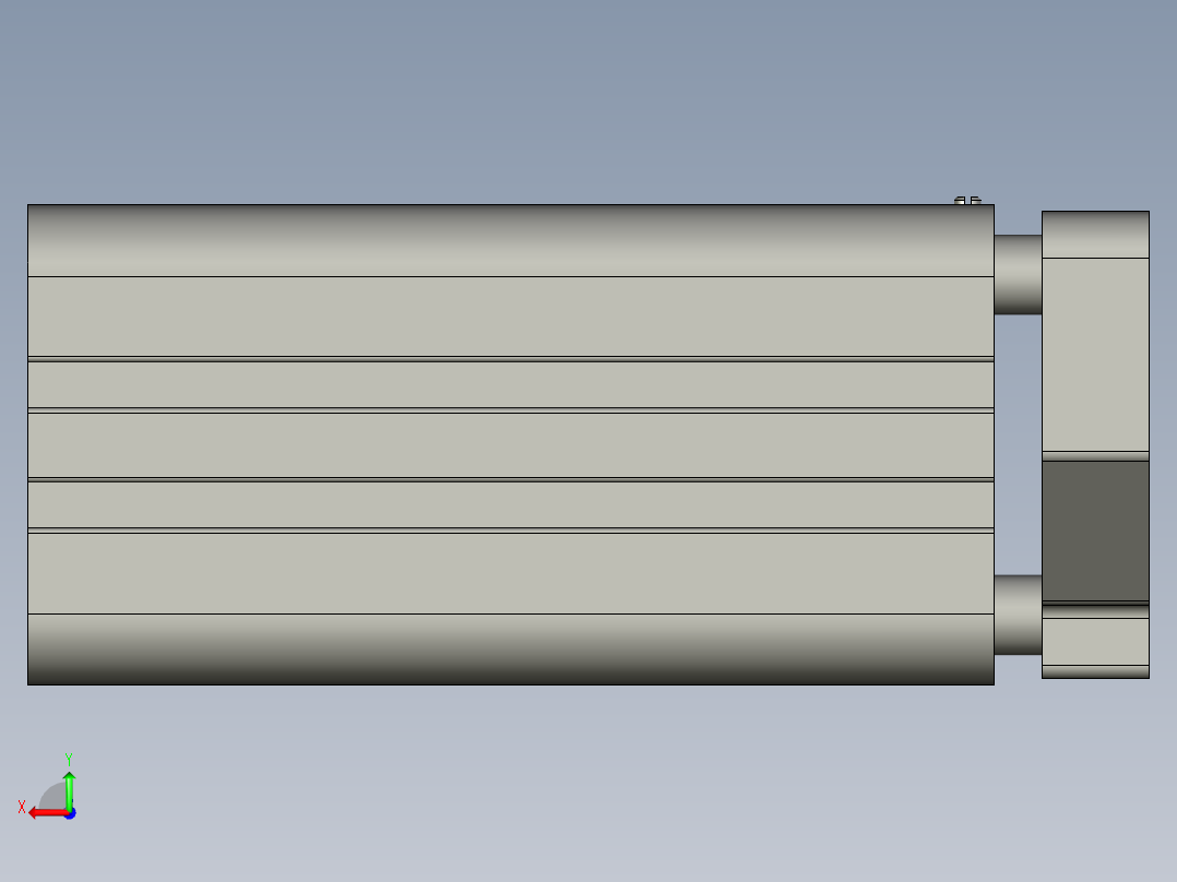 TACQ20X40S(0)+(CMSG-1)-薄型气缸-亚德客后视图