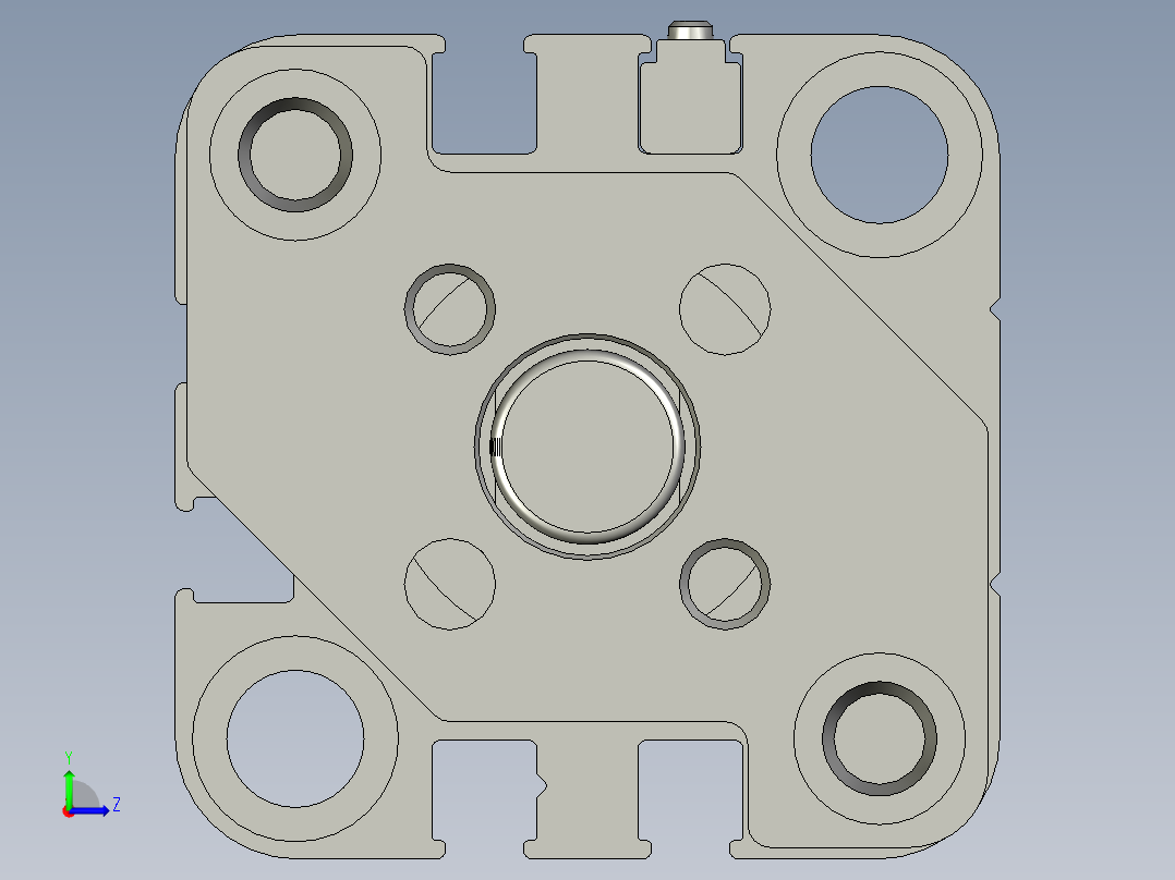 TACQ20X40S(0)+(CMSG-1)-薄型气缸-亚德客左视图