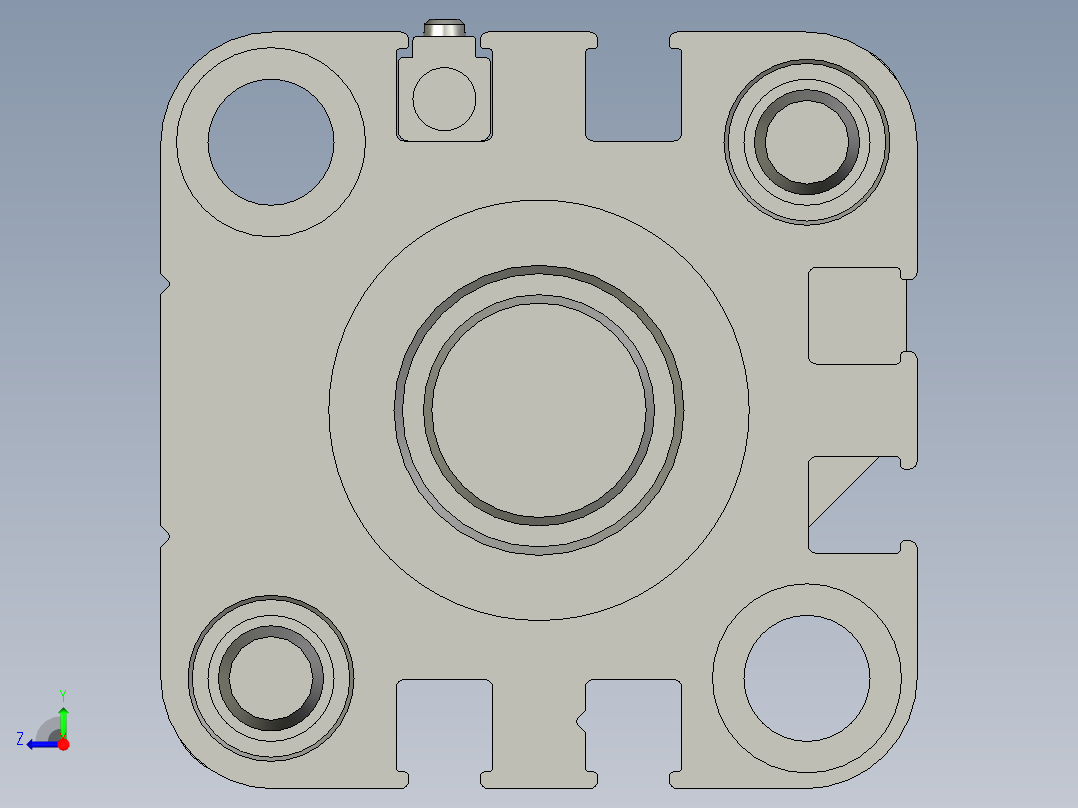 TACQ20X40S(0)+(CMSG-1)-薄型气缸-亚德客右视图