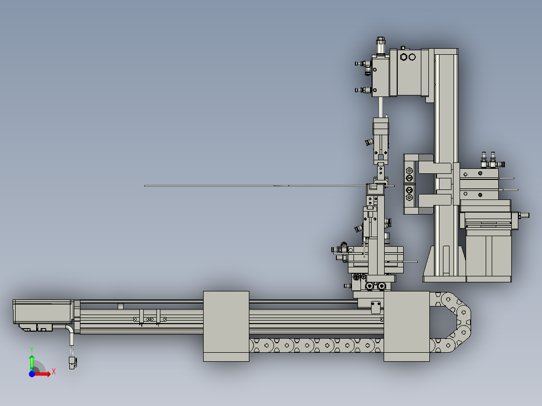 CZXD191019-02绳子头部处理机构前视图