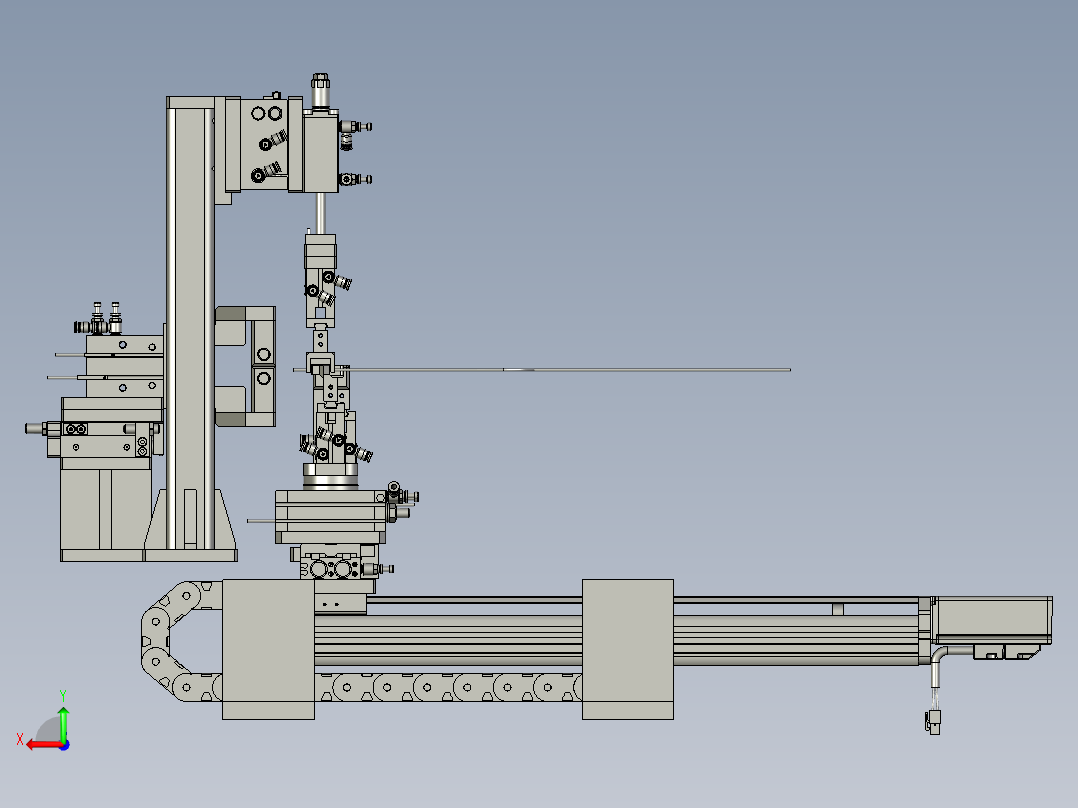 CZXD191019-02绳子头部处理机构后视图