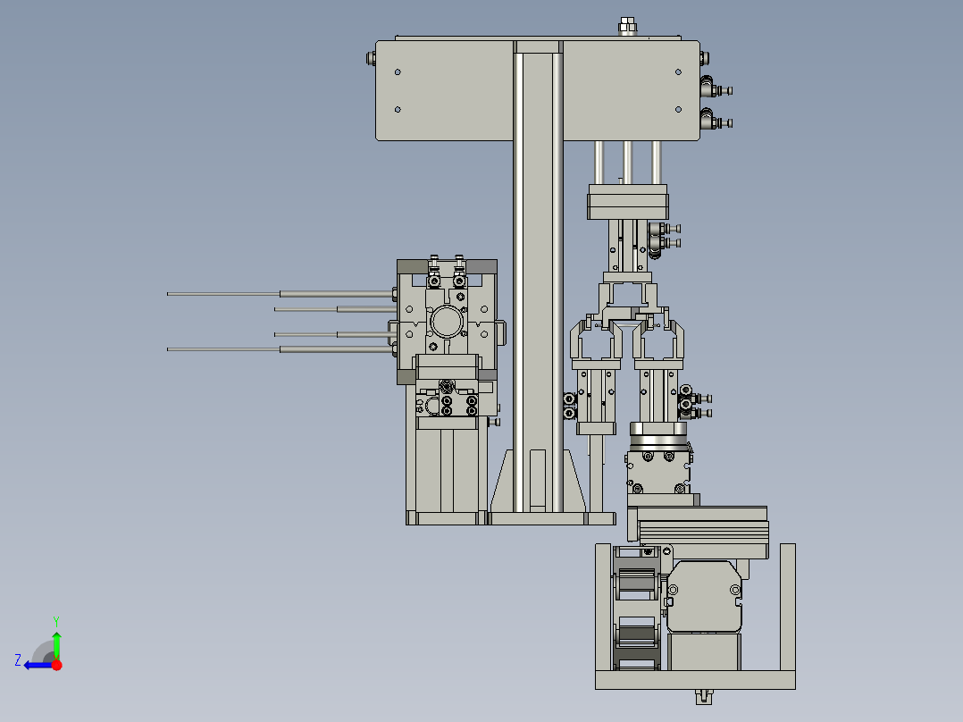 CZXD191019-02绳子头部处理机构右视图