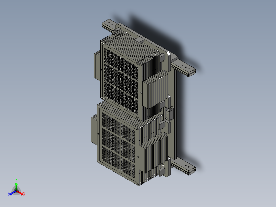 更新抽屜正等轴测图