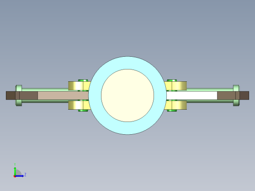 带轮拉马模型设计左视缩略图
