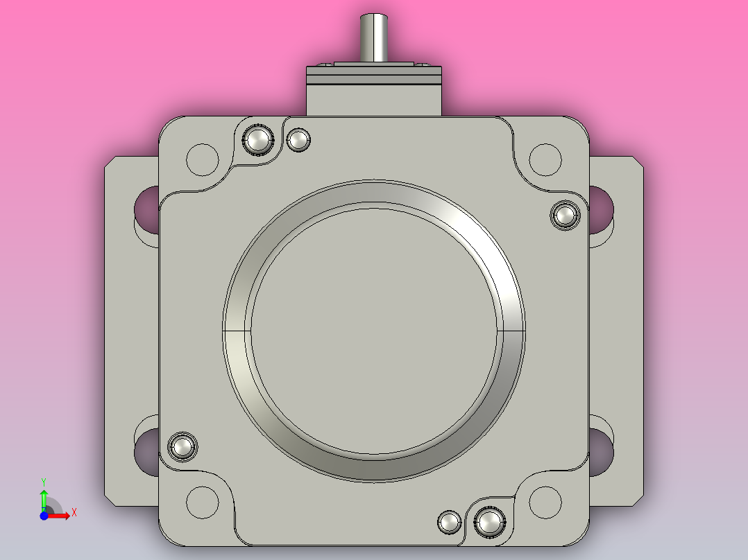 伺服电缸SOE50-L10-C-S400-D-FA-A-P75-D3前视图