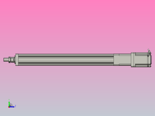 伺服电缸SOE50-L10-C-S400-D-FA-A-P75-D3左视缩略图