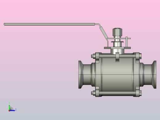 IQP-01手动卡式球阀[IQP-01-1.5s]左视缩略图
