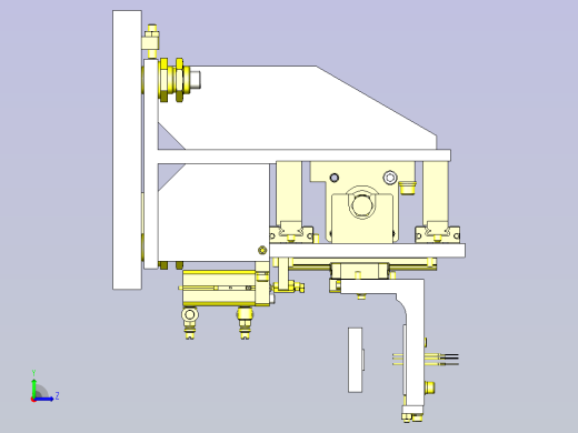 2种工件电气特性检测机构3D图左视缩略图