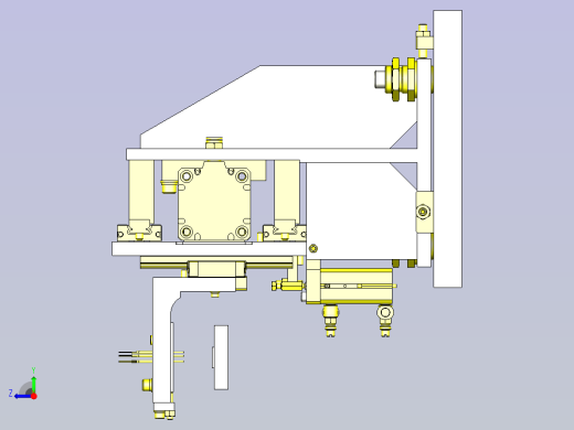 2种工件电气特性检测机构3D图右视缩略图