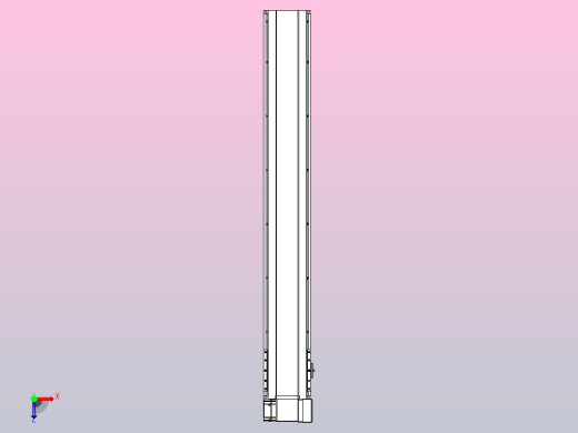 皮带直线轴半封闭可选导轨TPA-HNB-175D-140-L1150-RP-C-P75-N3俯视缩略图