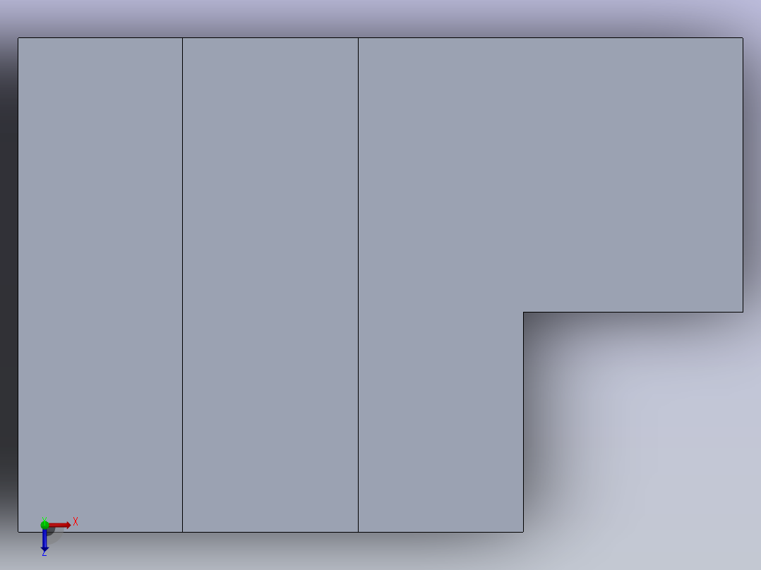SOLIDWORKS新手级零件P1俯视图