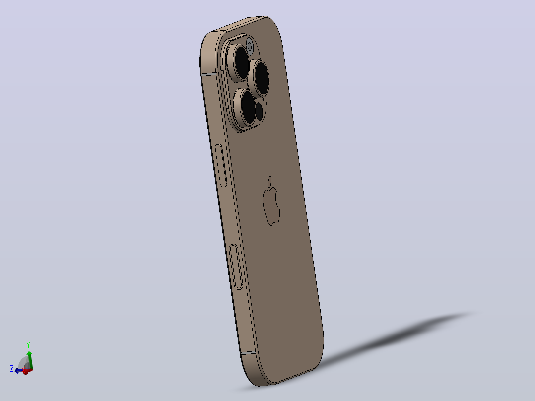 苹果手机iphone 16 Pro主视图
