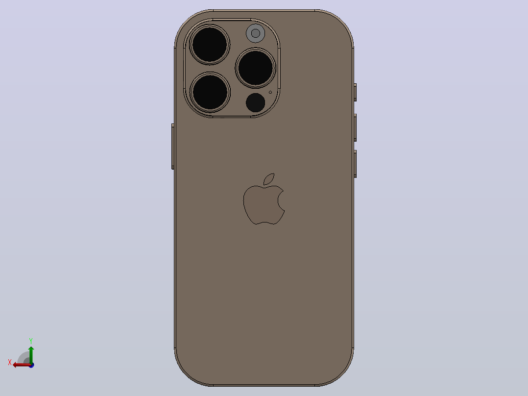苹果手机iphone 16 Pro后视图