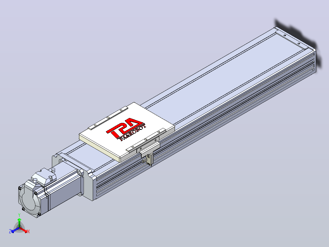 滚珠丝杠直线轴带导轨全封闭TPA-HCR-110D-1610C-L350-M-C-P40-N3主视图