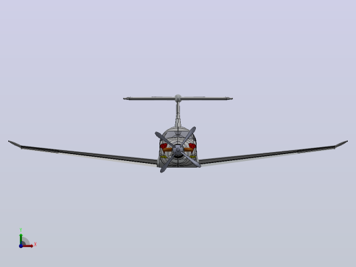 航空 飞机前视缩略图