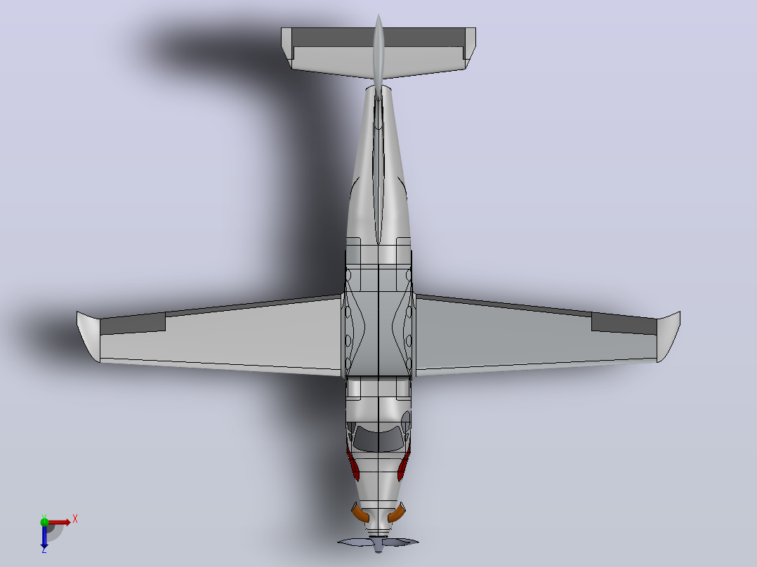 航空 飞机俯视图
