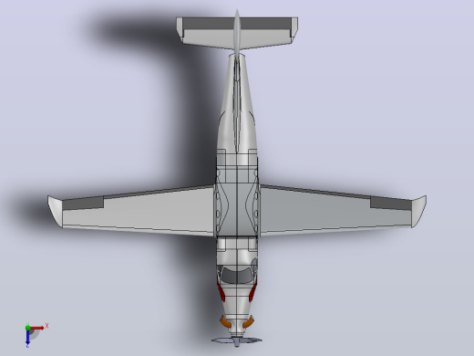 航空 飞机俯视缩略图