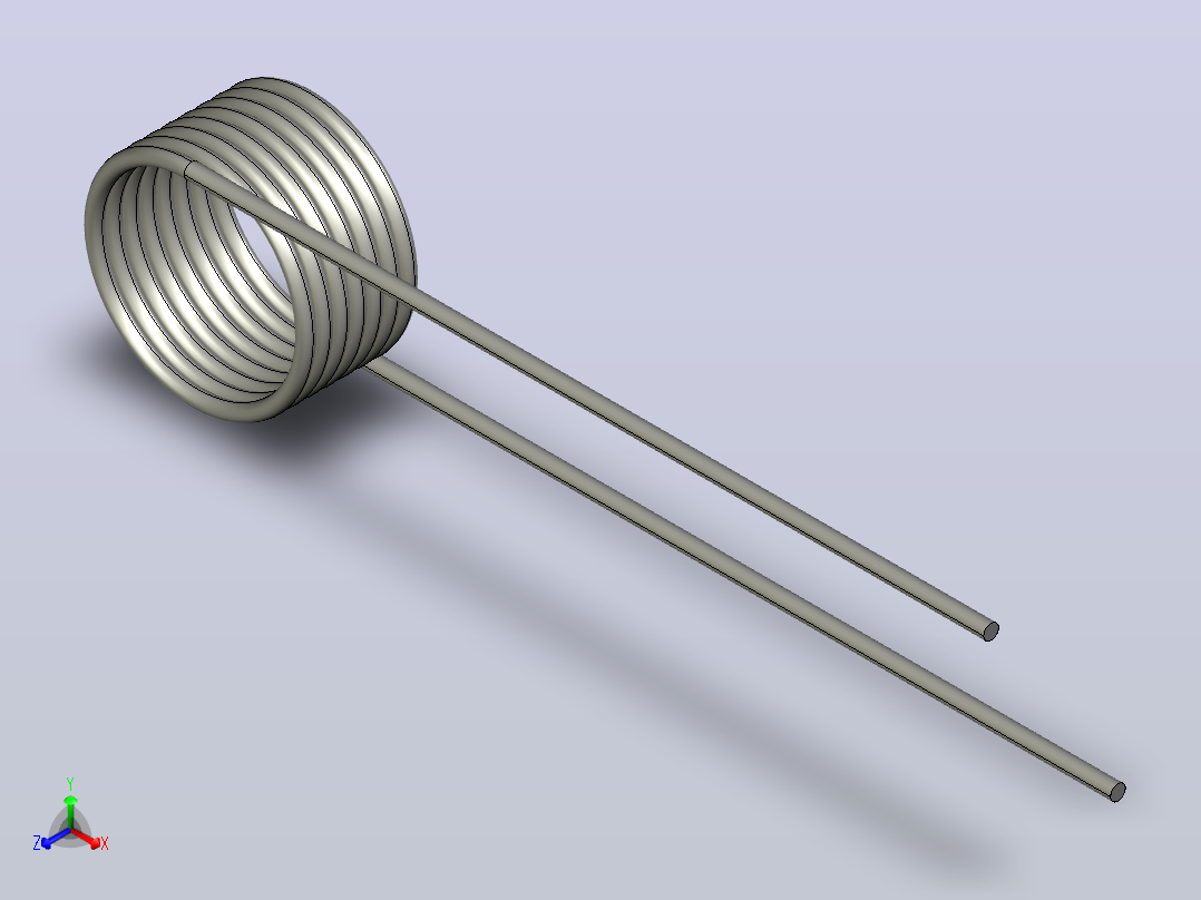 扭转弹簧torsion_spring_t014-360-125-x-l主视图