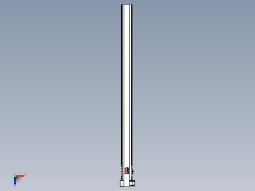 皮带直线轴半封闭可选导轨TPA-HNB-120D-110-L1650-LP-C-P40-N3俯视缩略图