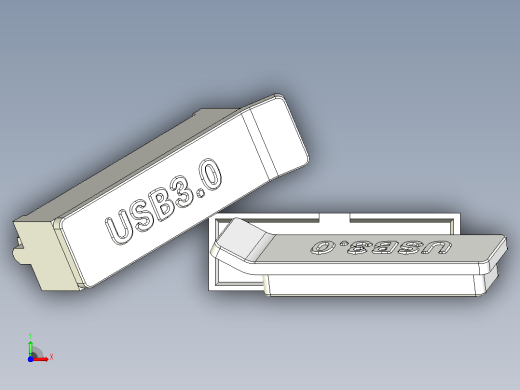 20针USB3.0母端口，带防尘盖前视缩略图