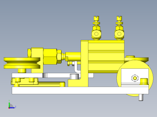 钢丝式卷帘左视缩略图