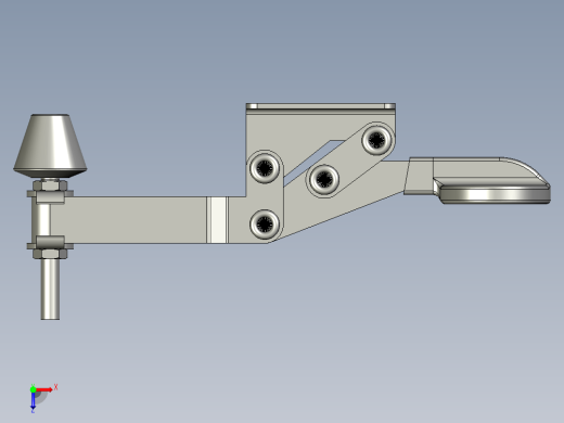 机械自锁机构俯视缩略图