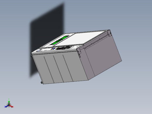 自动售货机图纸模型贩卖机智能售卖机三维3D机械图纸模型2款资料正等轴测缩略图