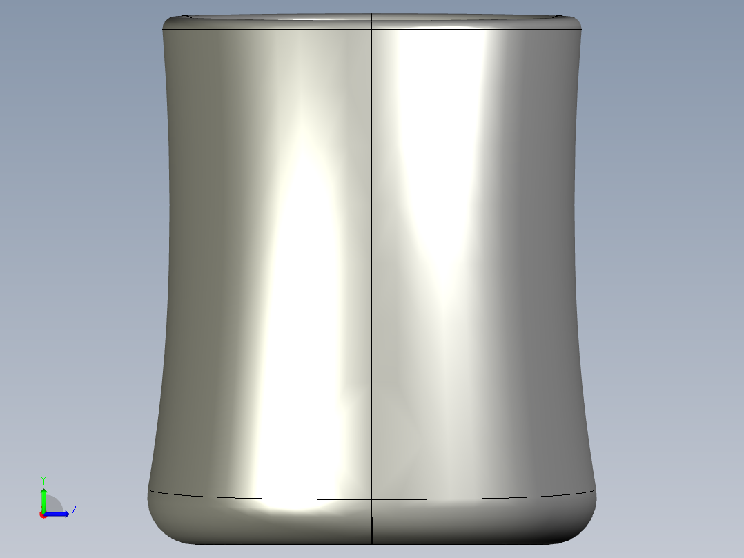 solidworks 心形水杯左视图