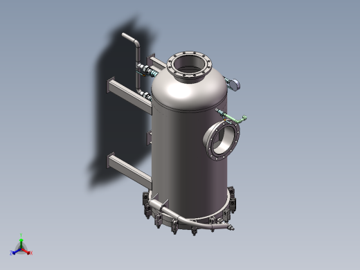 一套自清洗过滤器正等轴测缩略图