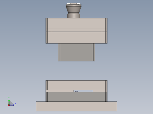 solidworks 高速冲压模具左视缩略图
