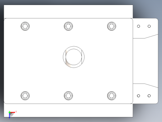solidworks 高速冲压模具俯视缩略图