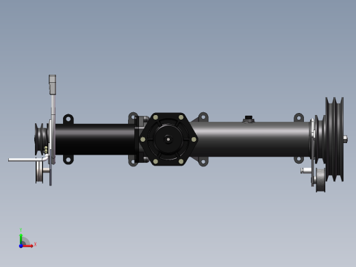 脱粒滚筒驱动器总成前视缩略图