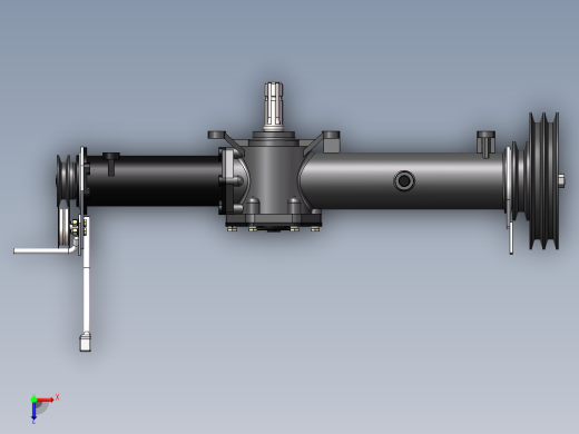 脱粒滚筒驱动器总成俯视缩略图