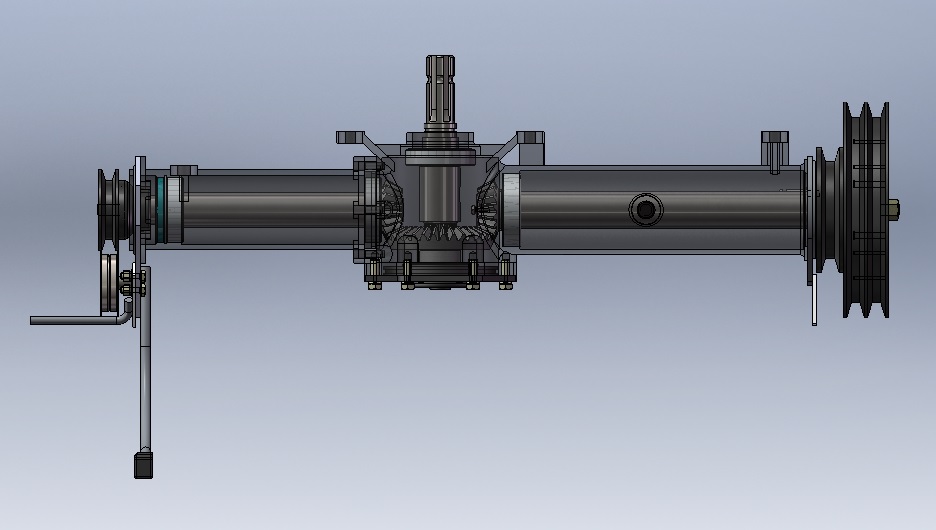 脱粒滚筒驱动器总成